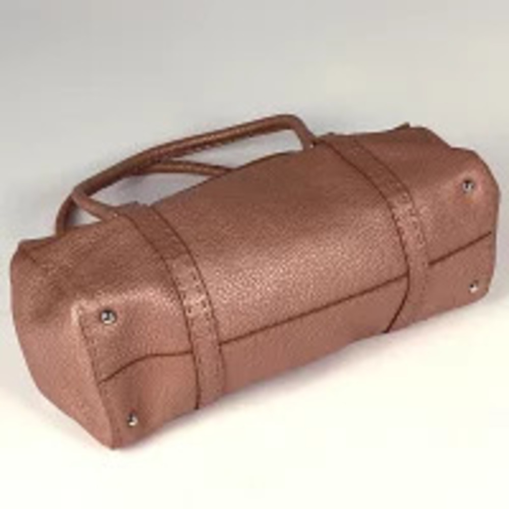 Fendi handbag Selleria Linda pink leather stitching Pink